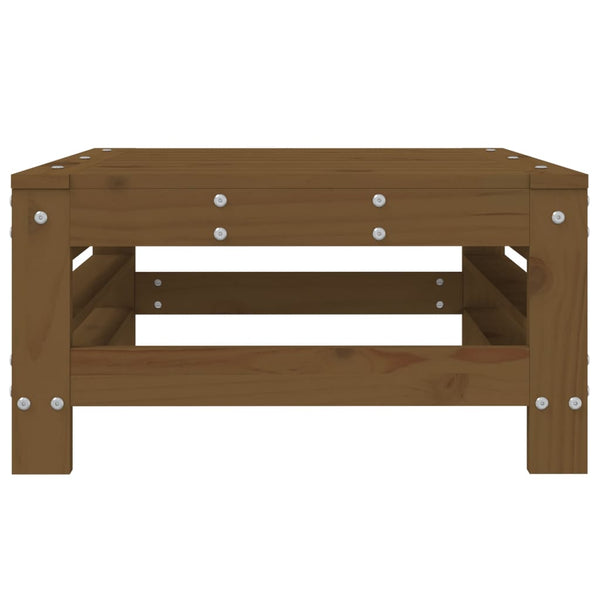 vidaXL Garden Stool Honey Brown Solid Pine Wood