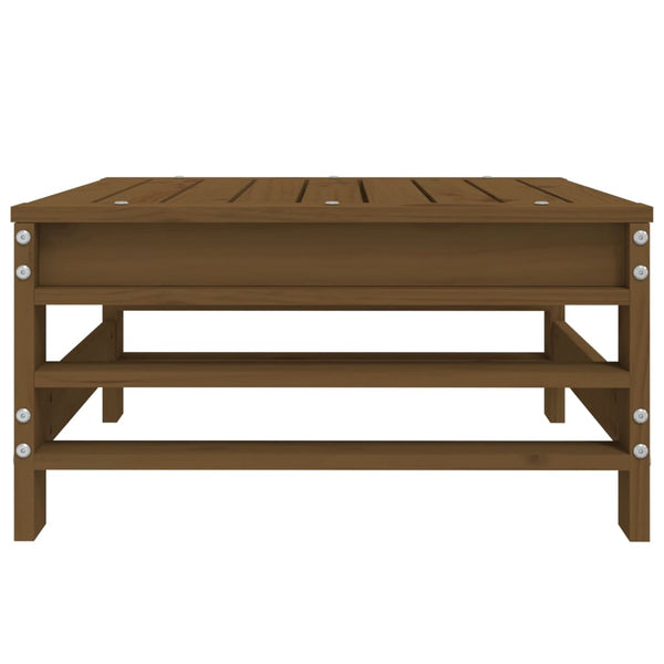vidaXL Garden Stool Honey Brown Solid Pine Wood