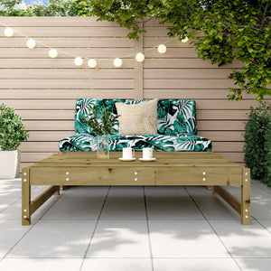 vidaXL Garden Stool 120x80 cm Impregnated Pinewood