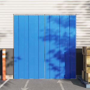 vidaXL Strip Curtain Blue 300x2.6 mm 25 m PVC