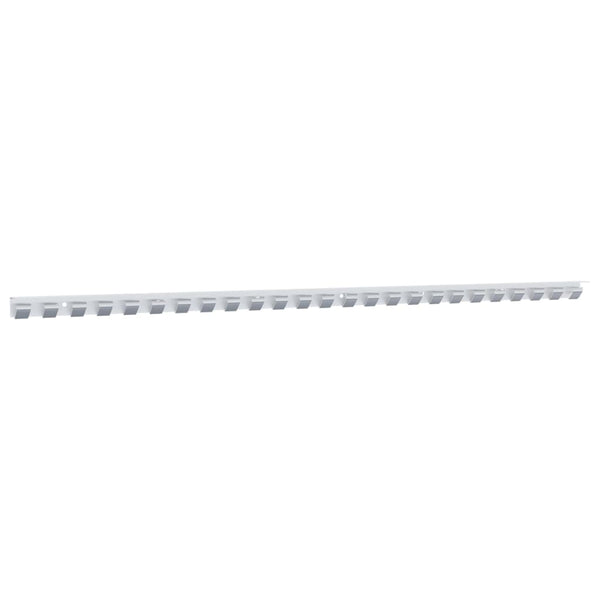 vidaXL Strip Curtain Hook Strip Silver 1 m Stainless Steel