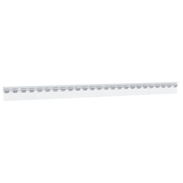 vidaXL Strip Curtain Hook Strip Silver 1 m Stainless Steel