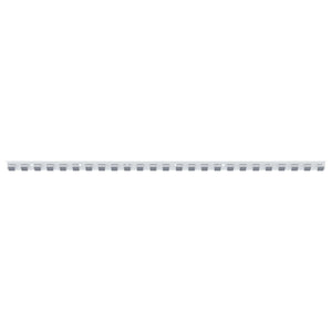 vidaXL Strip Curtain Hook Strip Silver 1 m Stainless Steel
