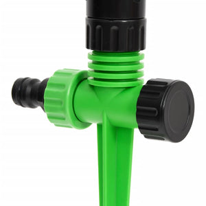 vidaXL Rotating Sprinkler 4 pcs. Green and Black 16x13.5x25.5 cm ABS PP