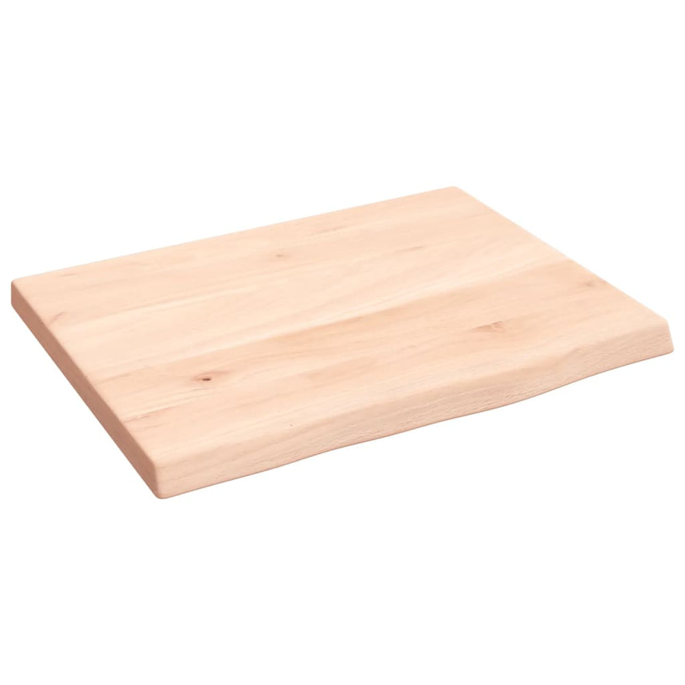 vidaXL Wall Shelf 40x30x2 cm Solid Oak Untreated