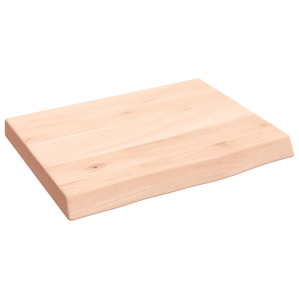 vidaXL Wall Shelf 40x30x(2-4) cm Solid Oak Untreated