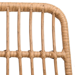 vidaXL 9-piece Poly Rattan Garden Dining Set
