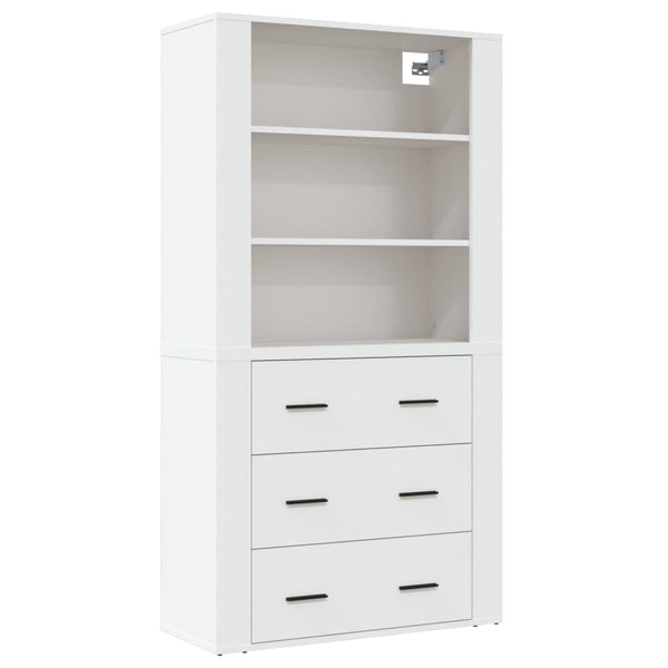 vidaXL Sideboard White Engineered Wood