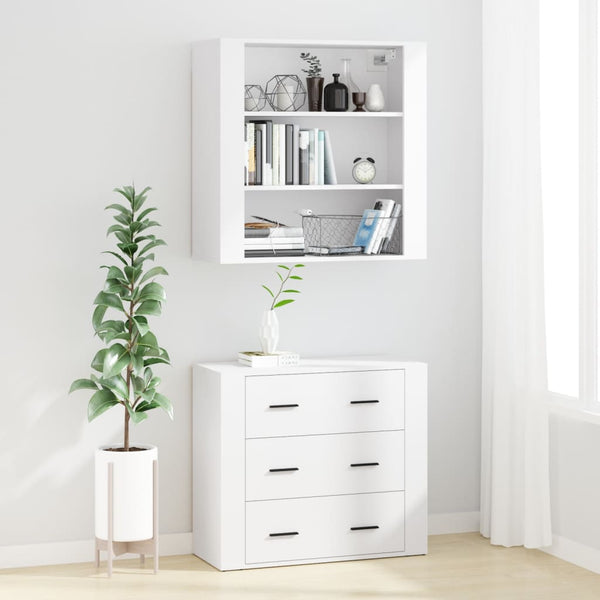 vidaXL Sideboard White Engineered Wood