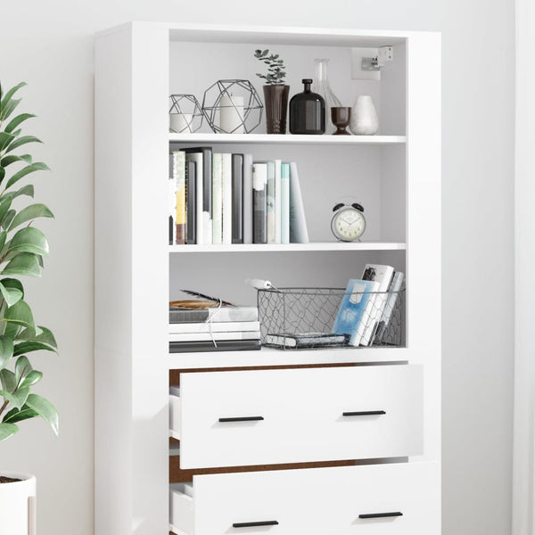 vidaXL Sideboard White Engineered Wood