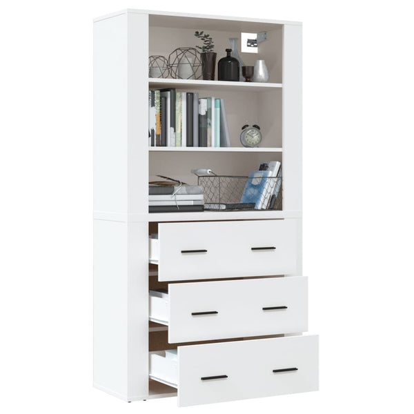vidaXL Sideboard White Engineered Wood