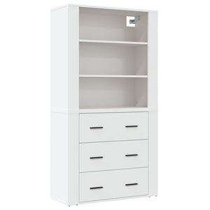 vidaXL Sideboard White Engineered Wood