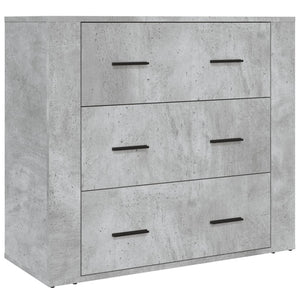 vidaXL Sideboard Concrete Grey Engineered Wood