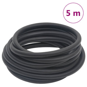 vidaXL Hybrid Air Hose Black 0.6" 5 m Rubber and PVC