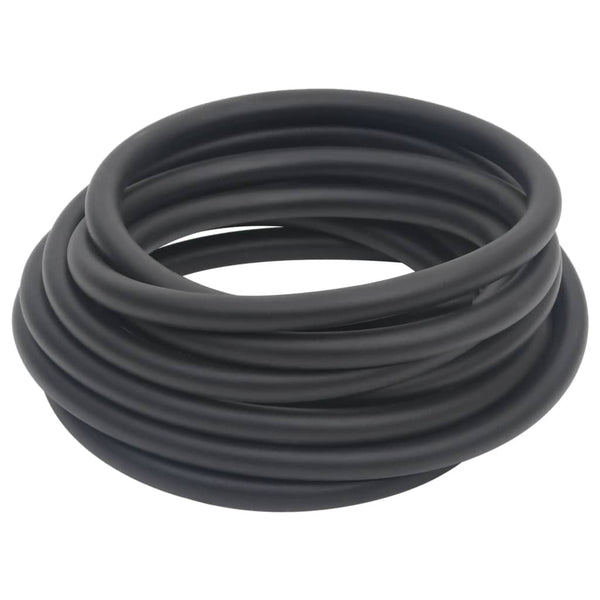 vidaXL Hybrid Air Hose Black 0.6" 5 m Rubber and PVC