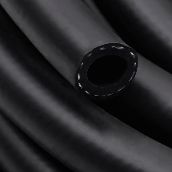 vidaXL Hybrid Air Hose Black 0.6" 5 m Rubber and PVC