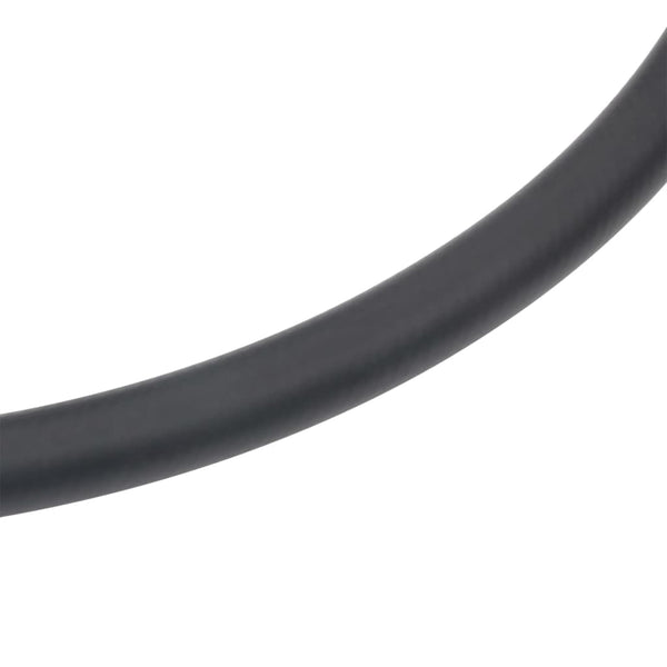 vidaXL Hybrid Air Hose Black 0.6" 10 m Rubber and PVC