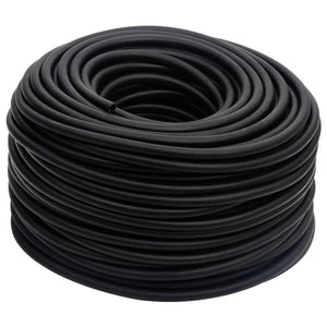 vidaXL Hybrid Air Hose Black 0.6" 20 m Rubber and PVC