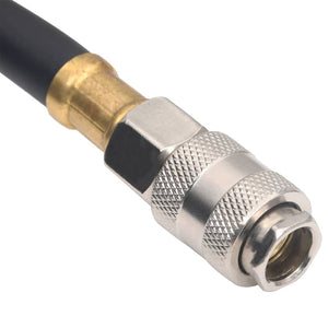 vidaXL Hybrid Air Hose Black 0.6" 20 m Rubber and PVC