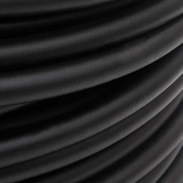 vidaXL Hybrid Air Hose Black 0.6" 100 m Rubber and PVC