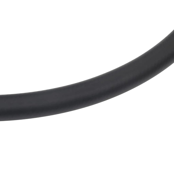 vidaXL Hybrid Air Hose Black 0.6" 100 m Rubber and PVC