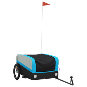 45 kg Fahrradanhänger - Schwarz und Blau