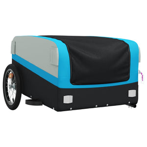45 kg Fahrradanhänger - Schwarz und Blau