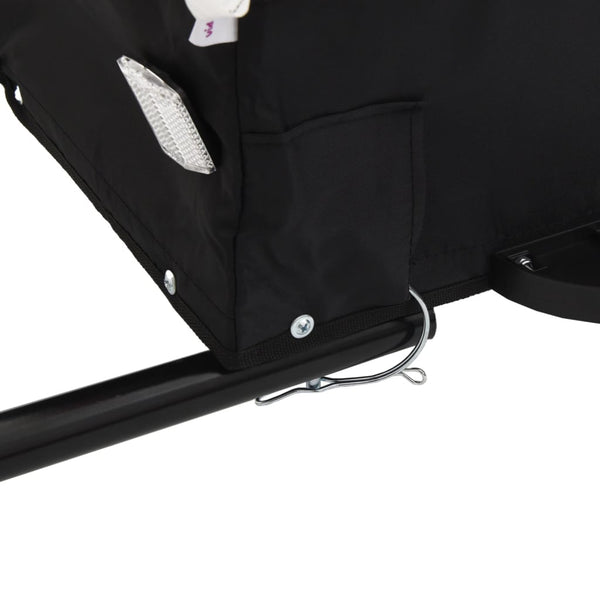45 kg Fahrradanhänger - Schwarz und Blau