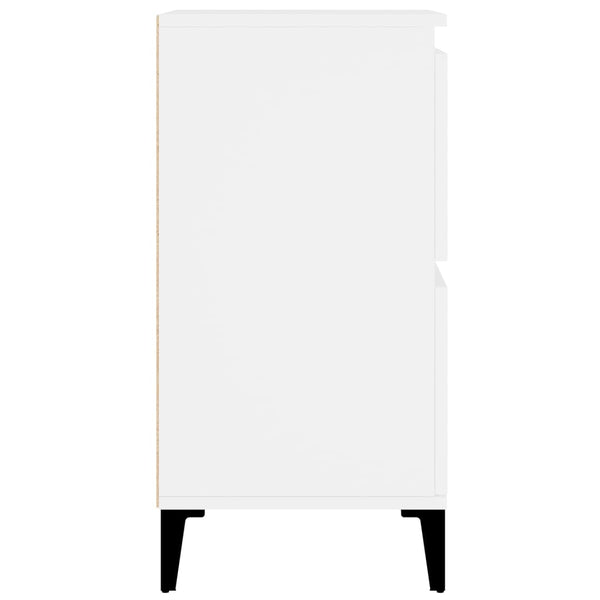 vidaXL Sideboards 2 pcs. White 60x35x70 cm Engineered Wood