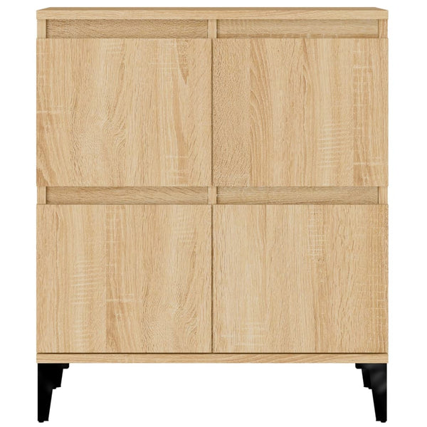 vidaXL Sideboards 2 pcs. Sonoma Oak 60x35x70 cm Engineered Wood