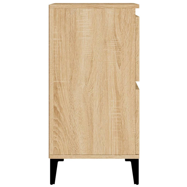 vidaXL Sideboards 2 pcs. Sonoma Oak 60x35x70 cm Engineered Wood