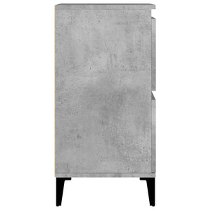 vidaXL Sideboards 2 pcs. Concrete Grey 60x35x70 cm Engineered Wood