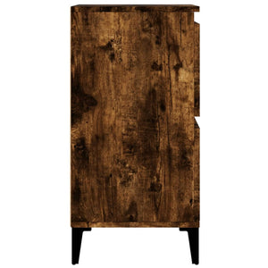 vidaXL Sideboards 2 pcs. Smoked Oak 60x35x70 cm Engineered Wood