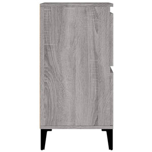 vidaXL Sideboards 2 pcs. Gray Sonoma 60x35x70 cm Engineered Wood