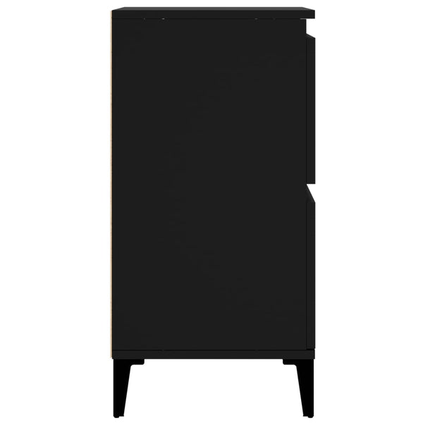 vidaXL Sideboards 3 pcs. Black 60x35x70 cm Engineered Wood
