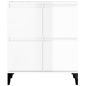 vidaXL Sideboards 3 pcs. High-Gloss White 60x35x70 cm Engineered Wood