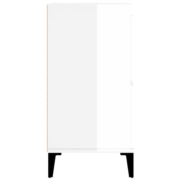 vidaXL Sideboards 3 pcs. High-Gloss White 60x35x70 cm Engineered Wood