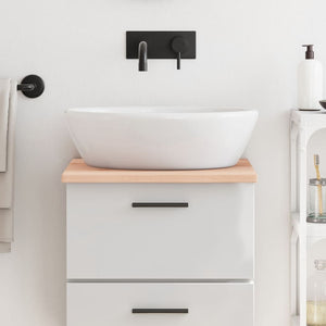vidaXL Washbasin Top 40x60x2 cm Solid Wood Untreated