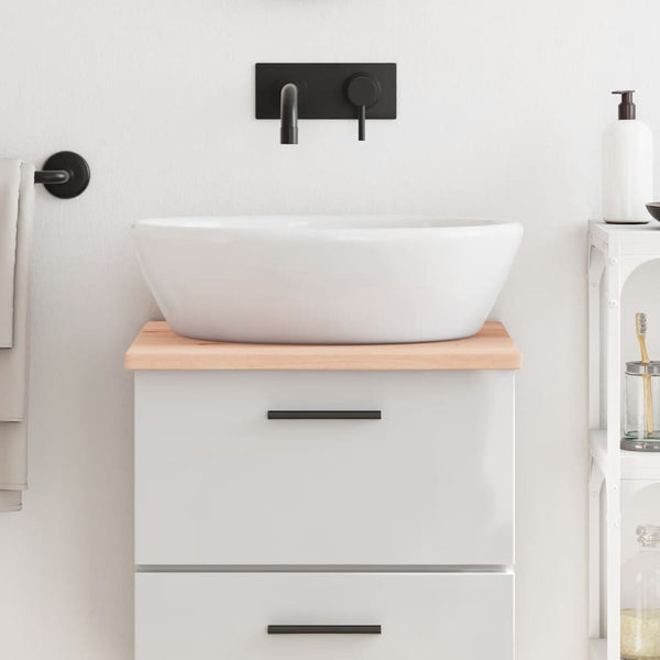 vidaXL Washbasin Top 40x60x2 cm Solid Wood Untreated