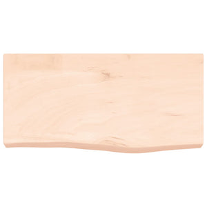 vidaXL Washbasin Countertop 60x30x(2-6) cm Solid Wood Untreated