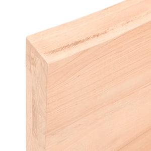 vidaXL Washbasin Countertop 60x30x(2-6) cm Solid Wood Untreated