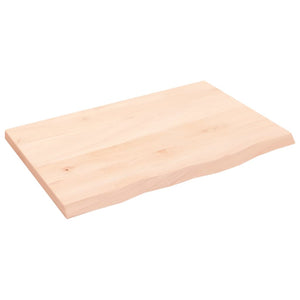 vidaXL Vanity Top 60x40x2 cm Solid Wood Untreated
