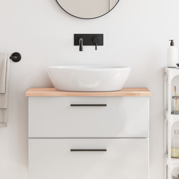 vidaXL Vanity Top 80x30x2 cm Solid Wood Untreated