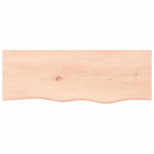 vidaXL Solid Unfinished Wood Vanity Top 80x30x(2-4) cm