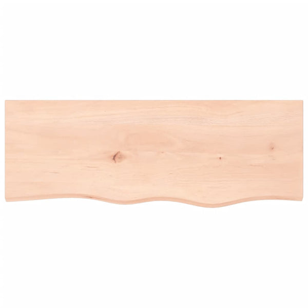 vidaXL Solid Unfinished Wood Vanity Top 80x30x(2-4) cm