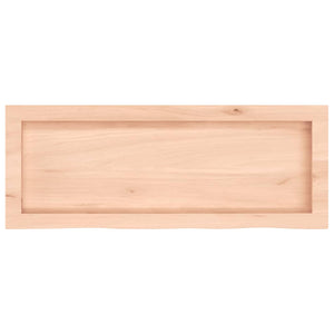 vidaXL Solid Unfinished Wood Vanity Top 80x30x(2-4) cm