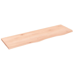 vidaXL Washbasin Countertop 100x30x2 cm Solid Wood Untreated