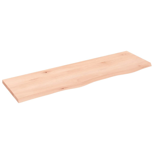 vidaXL Washbasin Countertop 100x30x2 cm Solid Wood Untreated