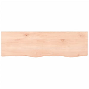 vidaXL Washbasin Countertop 100x30x2 cm Solid Wood Untreated
