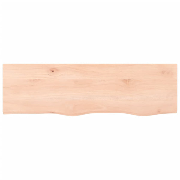 vidaXL Washbasin Countertop 100x30x2 cm Solid Wood Untreated